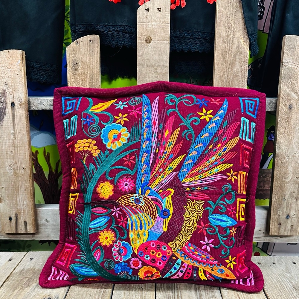 Mexican Alebrije Embroidered Pillow Covers